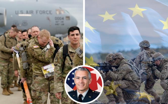 Щодо перспектив американських військових баз в Європі. Генерал Веслі К. Кларк зазначає, що американські сили на континенті відіграють ключову роль і є абсолютно необхідними.