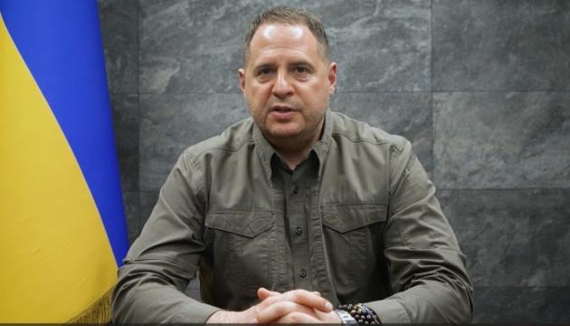 Єрмак в Америці: Ключовим є узгодження санкцій США та Європи щодо Росії.
