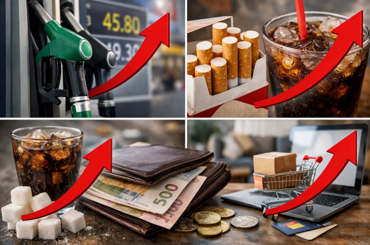У 2026 році в Україні очікується зростання цін: які товари стануть дорожчими через введення акцизів та нових податкових ставок, і як це вплине на споживчі витрати.