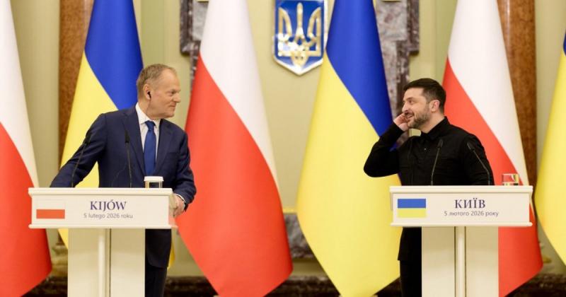 Тема територіальних питань, забезпечення безпеки та спільного виробництва озброєнь: ключові висловлювання Зеленського і Туска.