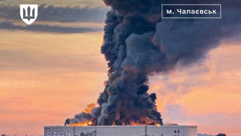 Генеральний штаб підтвердив, що логістичний центр російської компанії Ozon зазнав удару.